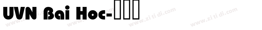 UVN Bai Hoc字体转换
